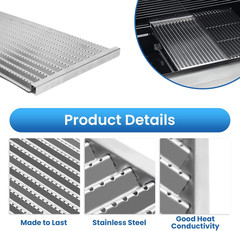 17″ Emitter Plate Grill Replacement Parts for Charbroil Tru-Infrared 463644220 4