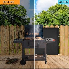 Fireproof Heat Shield Cover for Grill – 3’x10′ BBQ Mat, UV Resistant, Deck Raili
