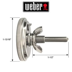 Weber Grill Thermometer Replacement for Spirit Q Genesis Charcoal 7581 60392