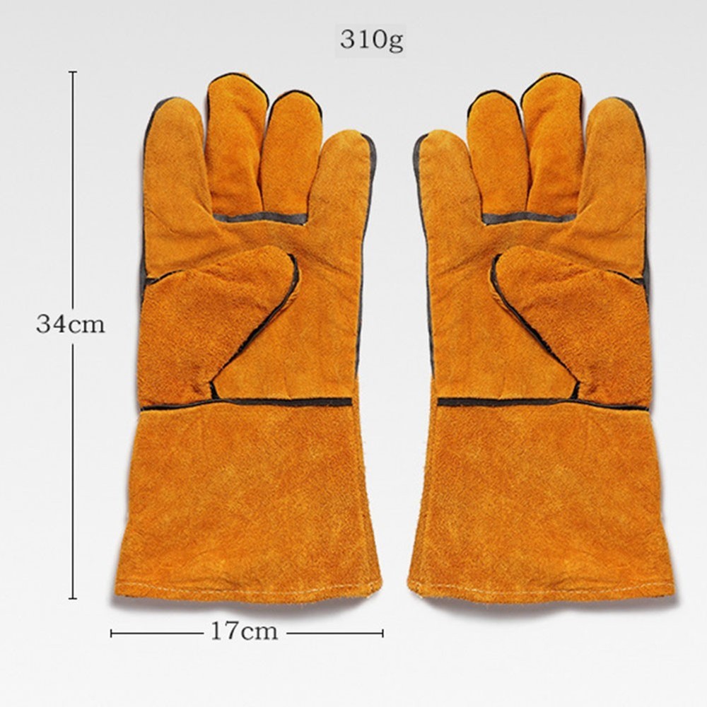 Long Fireproof Gloves for Comprehensive Protection During BBQ Activities