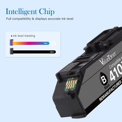 5 Pack 410XL Repl Ink Fits Epson Expression XP-7100 XP-830 XP-640 XP-530 XP-630