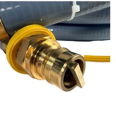 12FT 3/4″ Natural Gas Hose For NG/LP Propane Appliances, Grill (Hose Only)
