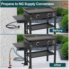 Easy Outdoor Cooking with Blackstone Gas Conversion Kit