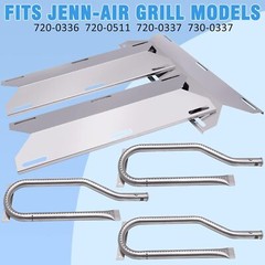 Grill Parts Kit for Jenn-Air 720-0336 720-0511 720-0337 730-0337, Members Mark 7