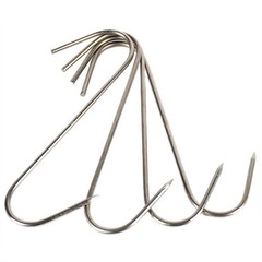 Meat Hooks S Hooks Stainless Steel Poultry Hook BBQ Grill Cooking Smoker Hook…