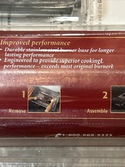 NOS The Grill Care Universal Large H Burner Gas Grill With 1 Knob
