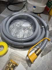 Natural Gas Conversion Kit 12ft 1/2” Quick Connect Hose CSA Certified + 6 Burner