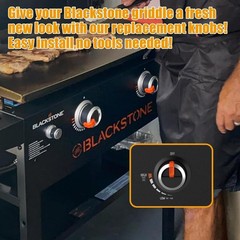 Gas Griddle Grill Orange Knobs Replacement for Blackstone 1666 1517 1554 1825…