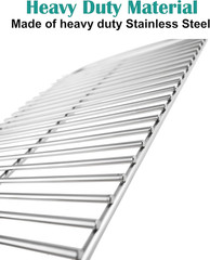 80631 Stainless Steel Grill Grate for Weber Go-Anywhere Charcoal and Gas Grill
