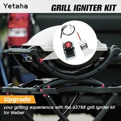 Push Button Gas Igniter Kit 63788 Replacement fit for Weber Q320 Grill Ignitor