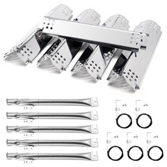 Grill Burners Heat Plates Ignitors Kit Stainless Steel 5 Pack Replacement