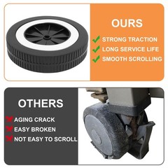 6″ BBQ Wheel Replacement for Weber Grills – Fits 18″ & 22″ Charcoal Kettles