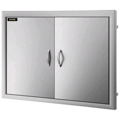 VEVOR Stainless Steel BBQ Island Double Access Doors Outdoor Kitchen 19″ x 28″