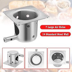 Fire Burn Pot and Hot Rod Ignitor Kit, Heavy Duty Fire Pot and Hot Rod/Grill 1