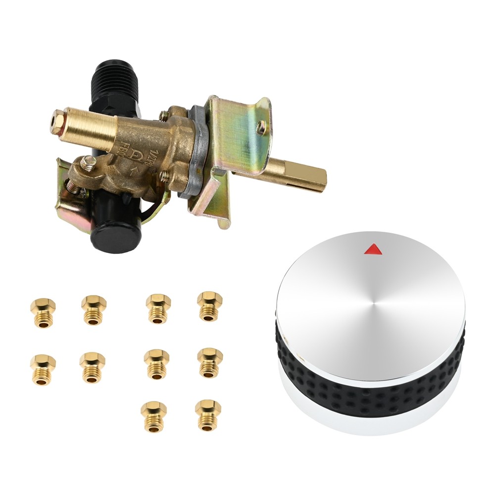 Gas Regulator Burner Control Valve Kit w LP Gas Orifices Nozzle Conversion Kit