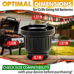 Durable Gas Grill Igniter with Tool-Free Installation – Fits AA Battery Systems