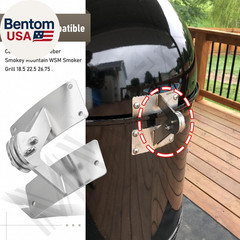 Stainless Hinge Gasket Kit Compatible with Weber Smokey Mountain WSM Smoker Gril
