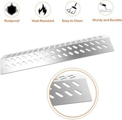 Stainless Steel Grill Heat Plate Shield for Bull Angus Brahma Models 4 Pack
