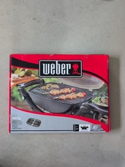 Weber 7644 Cast Iron Cooking Grates for Q 100/1000 Series Grill Genuine OEM