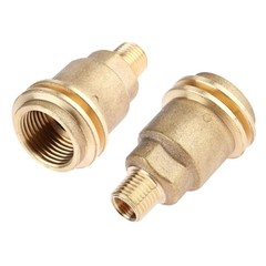 2PCS POL to QCC1 Propane Tank Adapter 100 lb LP Tank Valve to Type-1 Fitting US