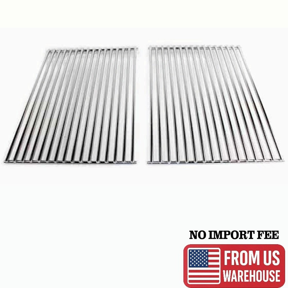 MHP WNK TJK Gas Grill Stainless Cooking Grate (2) 12″ x 15-3/4″ GGSSGRID-SET