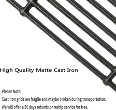 Cast Iron Cooking Grates 15″ 2pc for Weber Genesis Silver A Spirit 500 E210 S210