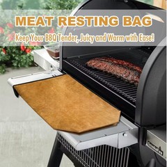 BBQ Blanket for Resting Meat, Reusable Insulated Meat Resting Bag with Firepr…