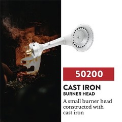 Gas ONE Propane High Pressure Cast-Iron Round Burner Head with