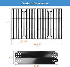 Grill Replacement Parts for Nexgrill 720-0888N – 720-0888s 5 Burner Grill, Heat