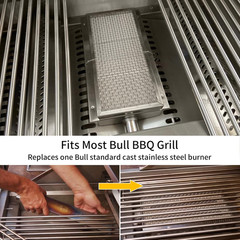20505 Infrared Searing Burner for Bull Grill Replacement Parts for Bull Angus Br