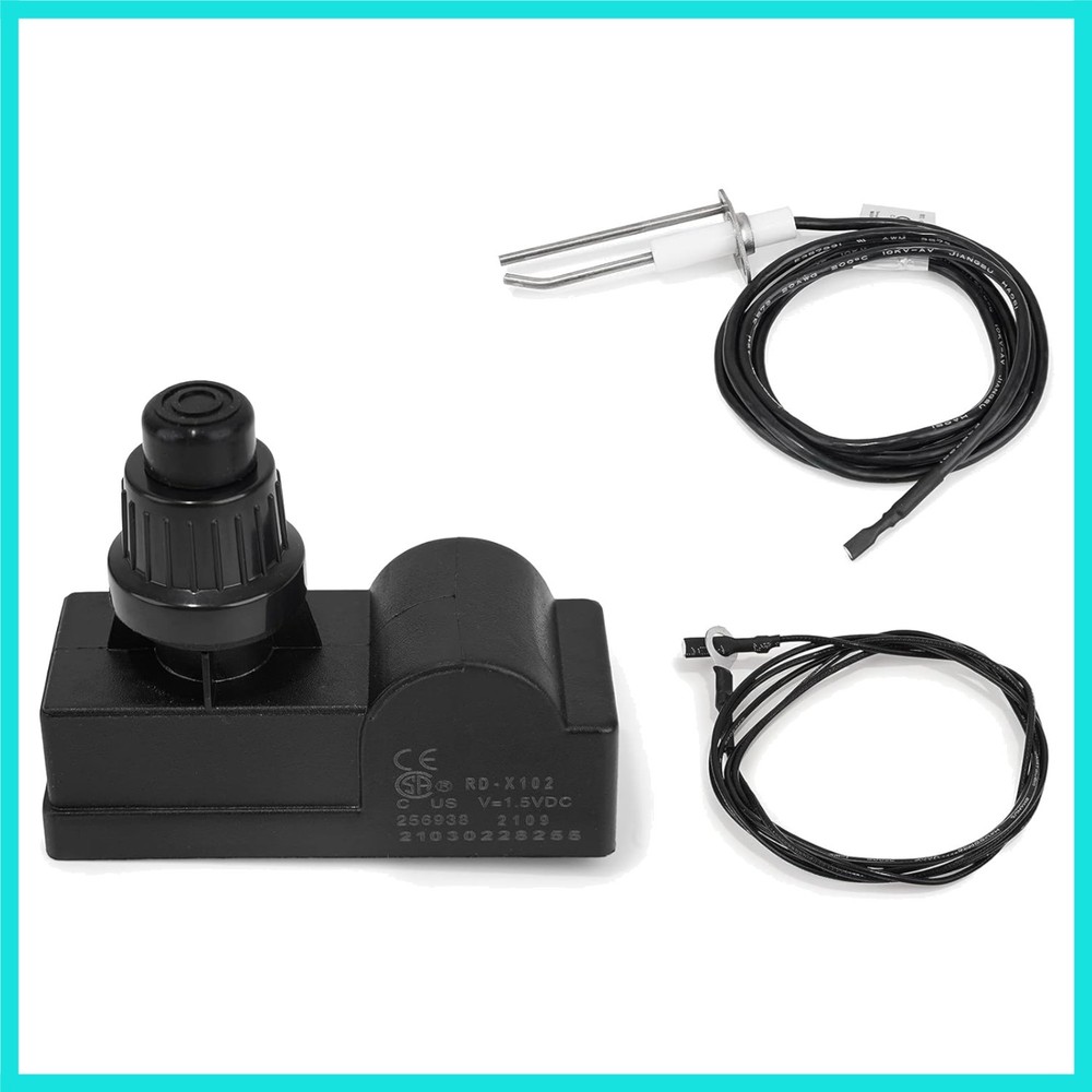 Fire Pit Push Button Ignition Kit with 2 Outlet and Ground Wire for Fire Pit …