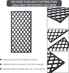 Heavy-Duty Cast Iron Grill Replacement Grates for Member’s Mark & More