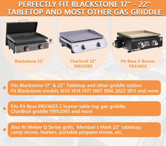 Griddle Regulator Parts for Blackstone 17″ 22″ Tabletop Griddle Pit Boss PB336GS