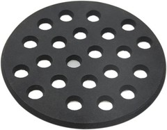 6.5 inch Cast Iron Charcoal Grate, BBQ High Heat Charcoal Plate Fit for Kamado