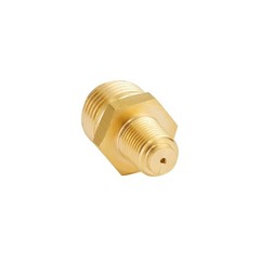 Litorange 3 PCS Propane Orifice Connector Brass 3/8″ Flare x 1/8″ MNPT,