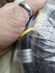 Gas Pipe Hose Model YG002 Size 5/16 Inch Maximum Pressure 1 PSIG