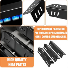 17.7″ Grill Burners Tube Replacement for Pit Boss Memphis Ultimate 4 In 1 Combo