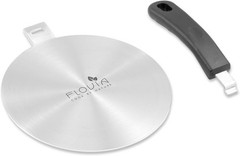 9.45Inch Stainless Steel Induction Cooktop Adapter Plate, Heat Diffuser for Glas