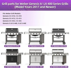 GS4 Grill Parts Cast Iron Grill Grates for Weber Genesis II E-410 S-410 E-435 S-