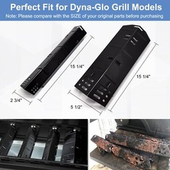 Grill Replacement Parts for Dyna-Glo DGH450CRP, Porcelain Steel Grill Heat Plate