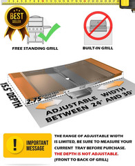 Universal Grease Tray w Catch Pan 24-30″ Gas Grill Drip Pan Replacement