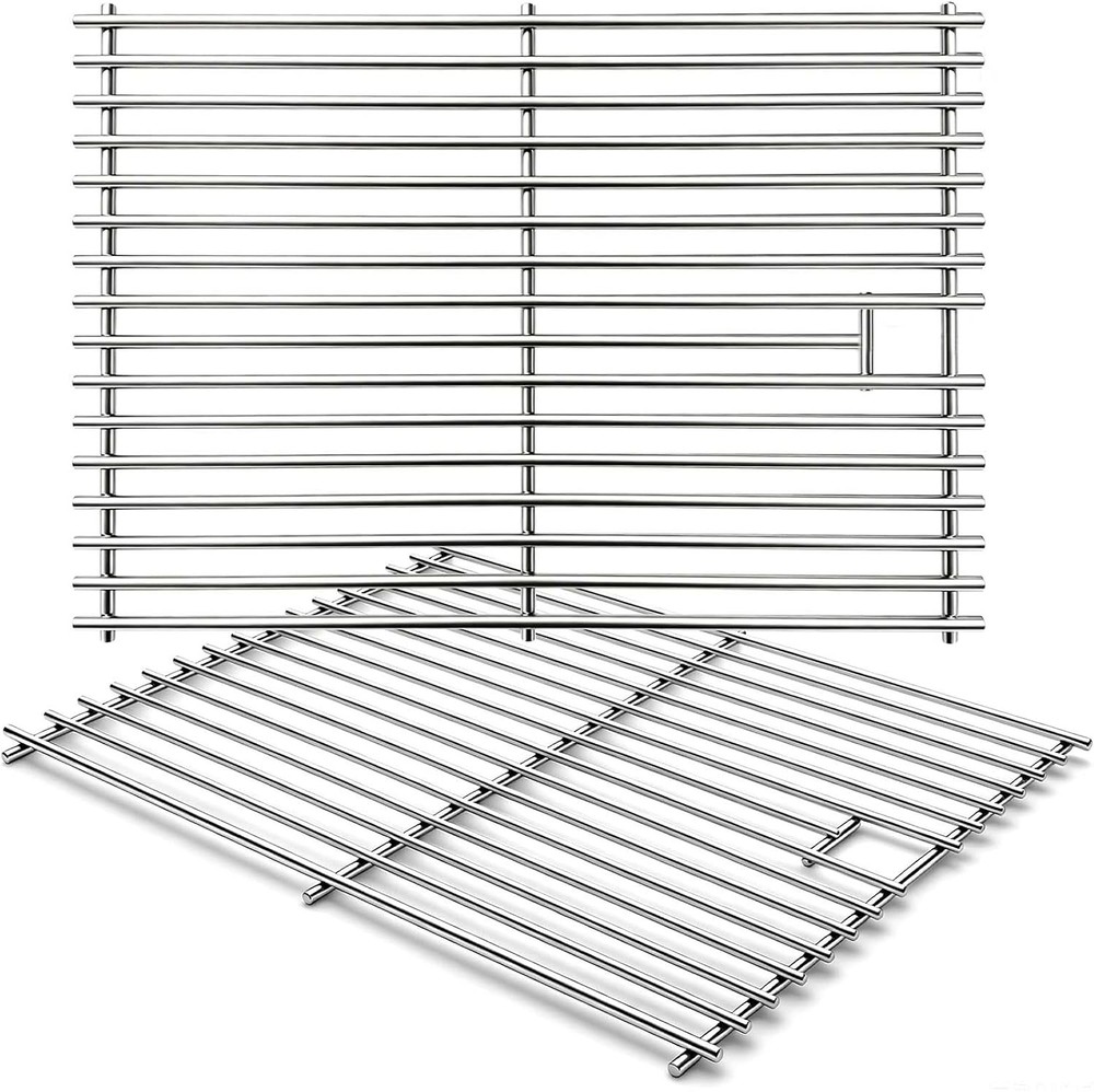 2 Pack 17in Stainless Steel Grill Grates Fits Nexgrill 720-0830H 4-Burner Gas