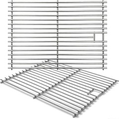 2 Pack 17in Stainless Steel Grill Grates Fits Nexgrill 720-0830H 4-Burner Gas