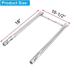 Gassaf 18 Inch Burner Tube Set Replace For Weber 69785 Weber Spirit 200 Spirit
