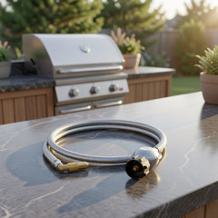 NEW 5FT Propane Hose Adapter for Blackstone 17/22 Griddle, Stainless Steel