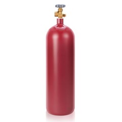 New 60 Cubic Foot Steel Nitrogen Cylinder, DOT Approved Inert Gas Tank with C…