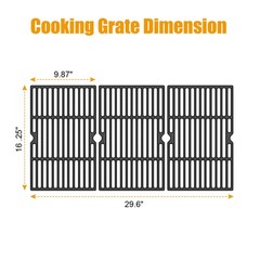 BBQ-PLUS Grill Replacement Parts Grates,Heat Plates,Burners,Electrode Ignitor