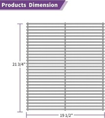 Stainless Steel 21.75″ Cooking Grid Grates for Traeger Pro 575/Pro 22,Grates …