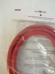 Gas One 2102 6 ft Low Pressure Propane Regulator and Hose