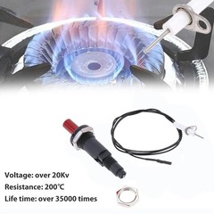 2pcs Universal Piezo Spark Ignition Cable Push Button Igniter For Gas BBQ Stove